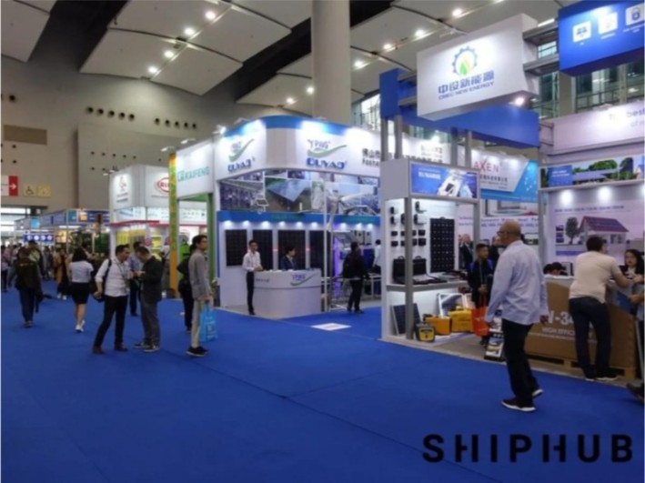 Canton Fair exhibition aisles booths buyers suppliers Guangzhou