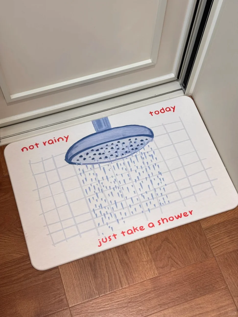Bathroom floor mat